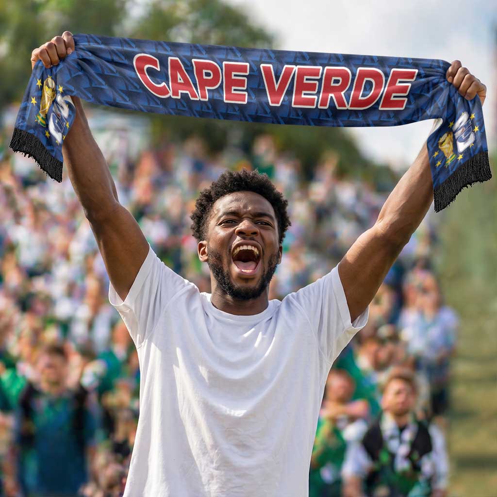 Cabo Verde Football 2026 Soccer Scarf Road To Glory