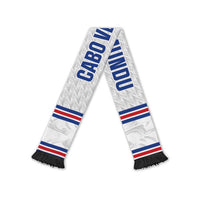 Cabo Verde Kopa di Mundu Soccer Scarf Atlantic Waves White Edition