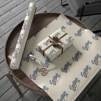 Cabo Verde Soccer Club 26 National Pride Wrapping Paper Roll Cape Verde Football Fans Retro Sporty Est. 2026