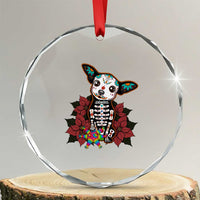 Calavera Chihuahua Crystal Glass Ornament Pinata Dia De Los Muertos Mexican - Wonder Print Shop