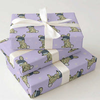 Camouflage Bunny Wrapping Paper Roll Funny Hunter Easter Gift