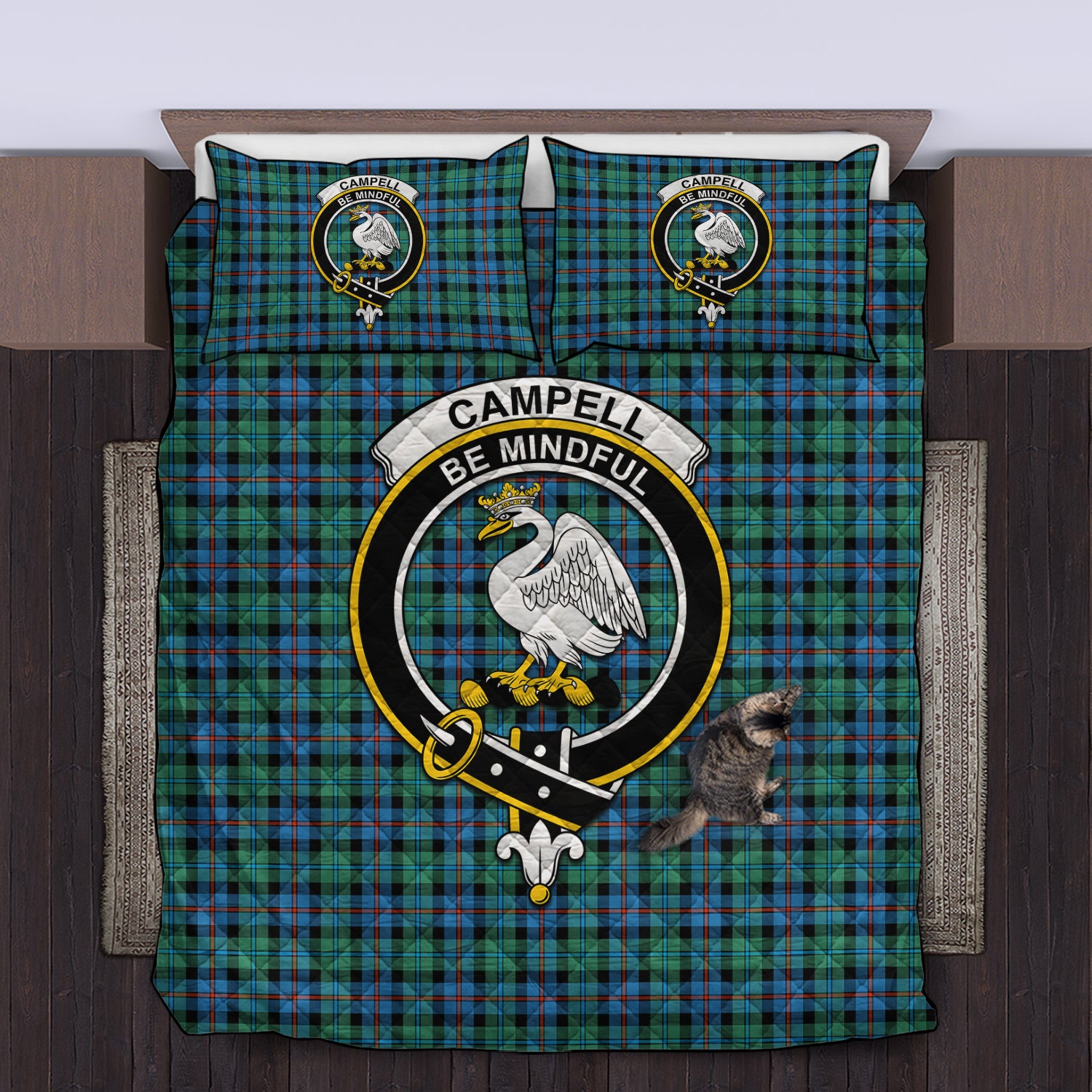 campbell-of-cawdor-ancient-clan-tartan-quilt-bed-set-family-crest-tartan-quilt-bed-set
