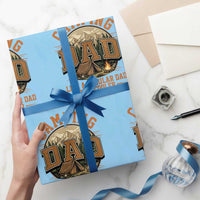 Camping Dad Like A Regular Dad But Cooler Wrapping Paper Roll Funny Fathers Day Gift