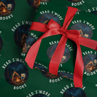 Camping Lover Wrapping Paper Roll Read Smore Books Funny Smores - Wonder Print Shop