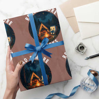 Camping Lover Wrapping Paper Roll Read Smore Books Funny Smores - Wonder Print Shop