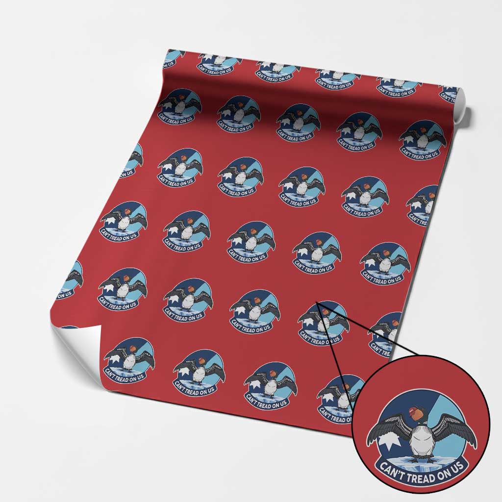 Can Not Tread On Us Wrapping Paper Roll Common Loon No Ice Please