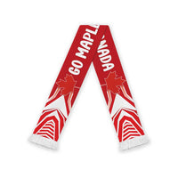 Canada 2026 Football Soccer Scarf Go Maple Leaf