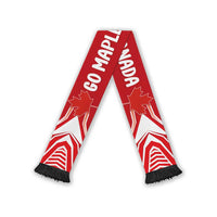Canada 2026 Football Soccer Scarf Go Maple Leaf