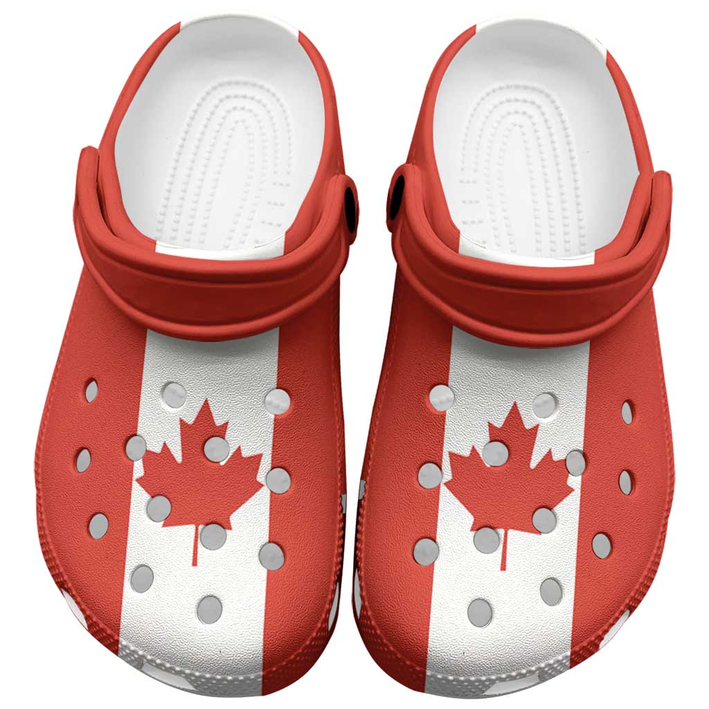 Canada Clogs Shoes Heritage Palette Flag-Inspired - Wonder Print Shop