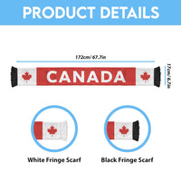 Canada Football 2026 Soccer Scarf Flag Style