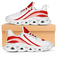 Canada Football Clunky Sneakers Flag-Inspired Curve Style