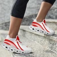 Canada Football Clunky Sneakers Flag-Inspired Curve Style