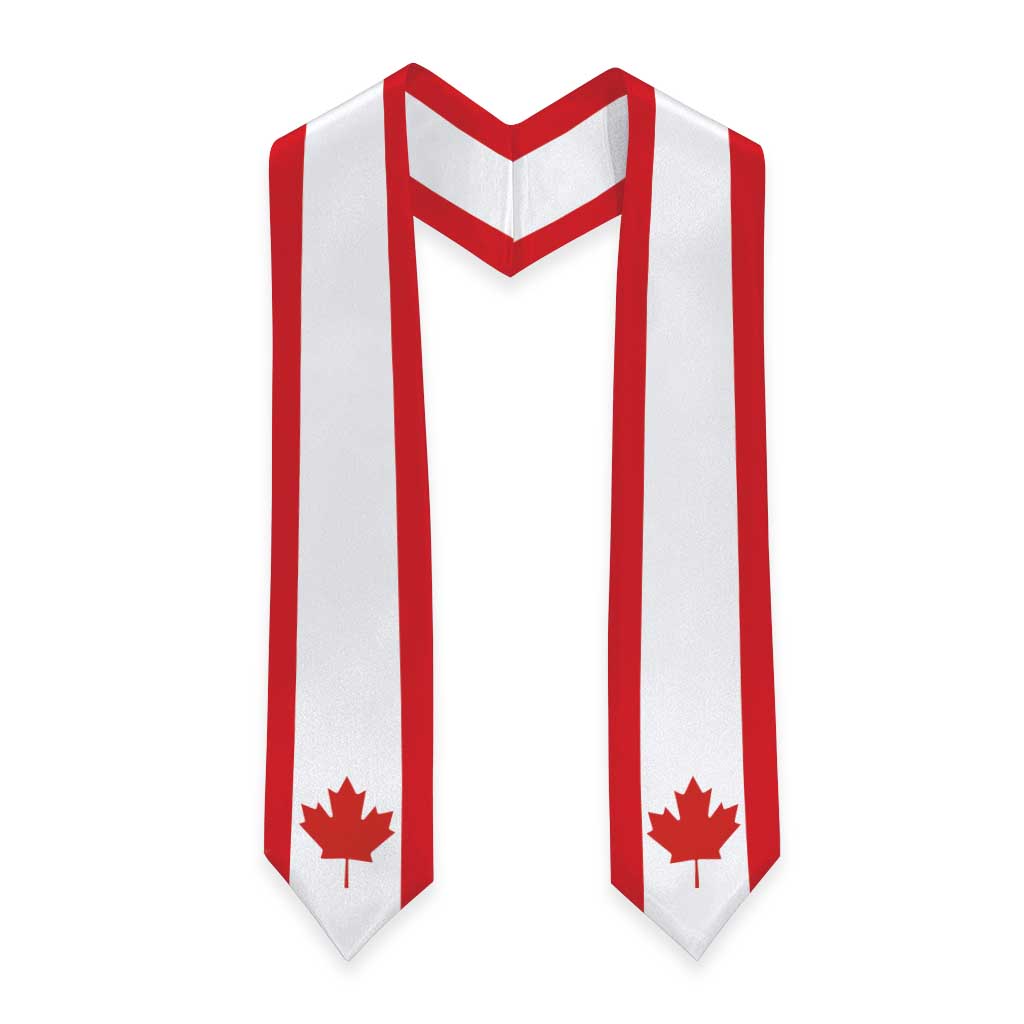 Canada Graduation Stole Flag Style