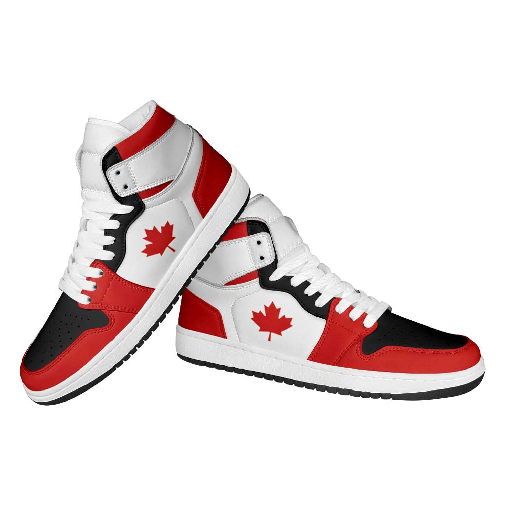Canada High Sneakers AJ1 Classic National Flag Style - Wonder Print Shop