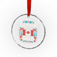 Canada Is Not For Sale Crystal Glass Ornament TS02