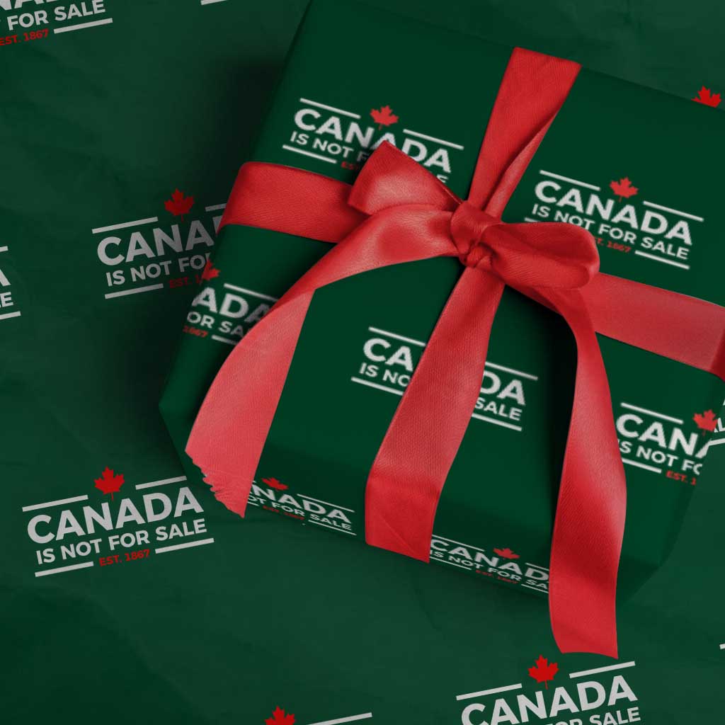 Canada Is Not For Sale Est. 1867 Wrapping Paper Roll - Wonder Print Shop
