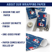 Canada Is Not For Sale Wrapping Paper Roll 51st State Not For Sale We’re Great Without You - Wonder Print Shop