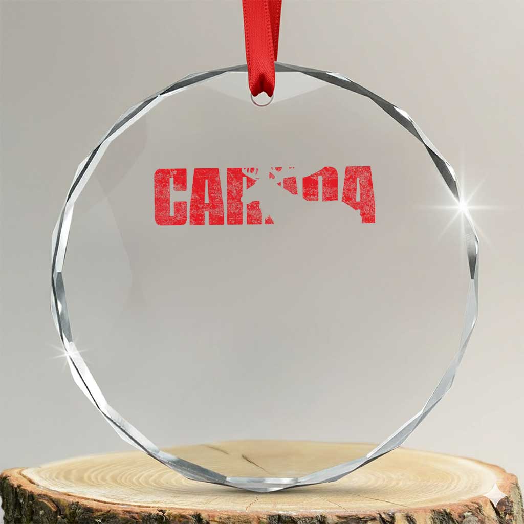 Canada Moose Crystal Glass Ornament Canadian Pride
