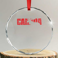 Canada Moose Crystal Glass Ornament Canadian Pride