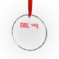 Canada Moose Crystal Glass Ornament Canadian Pride