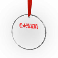 Canada National Soccer Lover Crystal Glass Ornament Proud Canadian Fan Gift