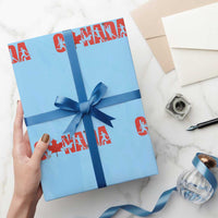 Canada National Soccer Lover Wrapping Paper Roll Proud Canadian Fan Gift