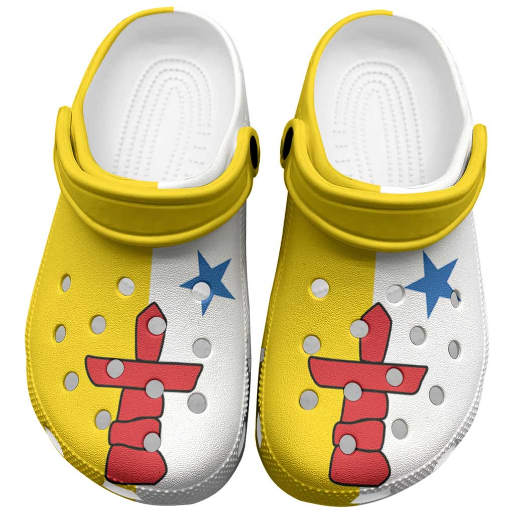 Canada Nunavut Clogs Shoes Nunavut Sannginivut - Wonder Print Shop