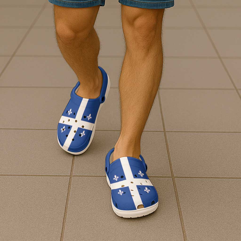 Canada Quebec Province Clogs Shoes Je me souviens - Wonder Print Shop