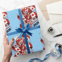 Canada Soccer Fan Wrapping Paper Roll International Football Lover Gift