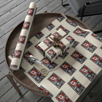 Canada Soccer Moose Wrapping Paper Roll Vintage Postal Stamp Road To 2026