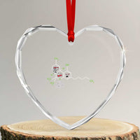 Cannabis Weed Heart Crystal Glass Ornament Molecule THC Marijuana Stoner - Wonder Print Shop