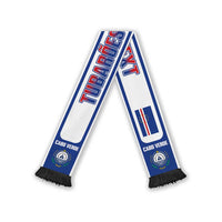 Cape Verde 2026 Football Personalized Soccer Scarf Come On Tubaroes Azuis
