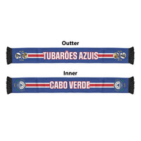 Cape Verde 2026 Football Soccer Scarf Come On Tubaroes Azuis