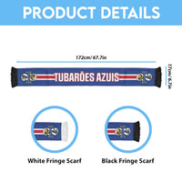 Cape Verde 2026 Football Soccer Scarf Come On Tubaroes Azuis
