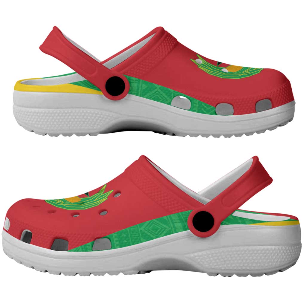 Cape Verde Clogs Shoes National Flag Of Cape Verde 1975-1992 - Wonder Print Shop