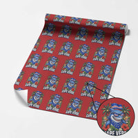 Cape Verde Cool Blue Shark Tropical Graphic Wrapping Paper Roll Cabo Verde Paradise Verdean Soccer Football Fans
