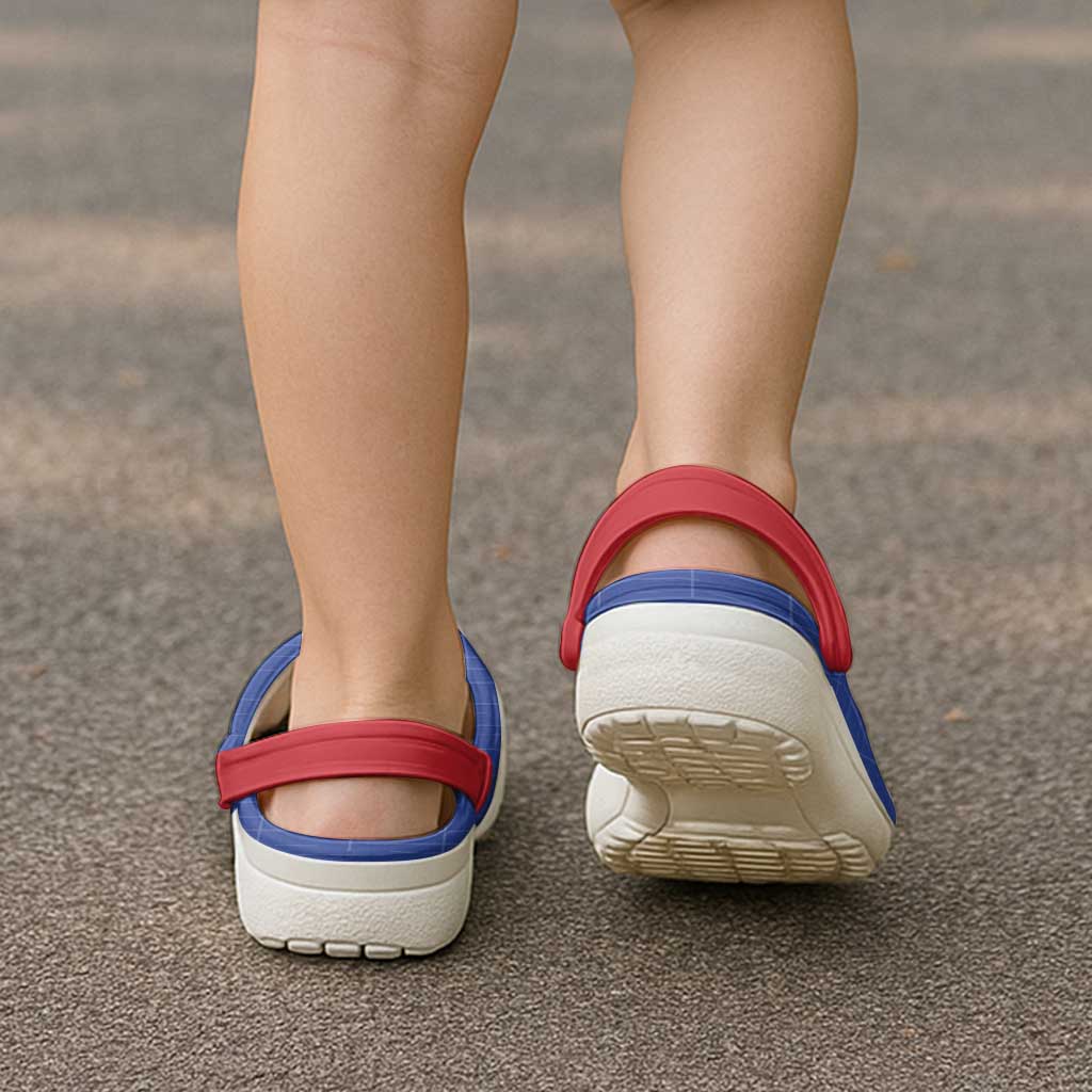 Cape Verde Football Clogs Shoes Come On Tubaroes Azuis - Blue - Wonder Print Shop