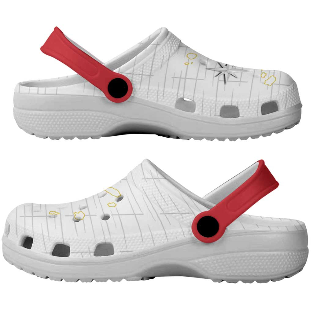 Cape Verde Football Clogs Shoes Come On Tubaroes Azuis - White - Wonder Print Shop