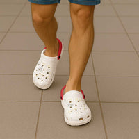 Cape Verde Football Clogs Shoes Come On Tubaroes Azuis - White - Wonder Print Shop