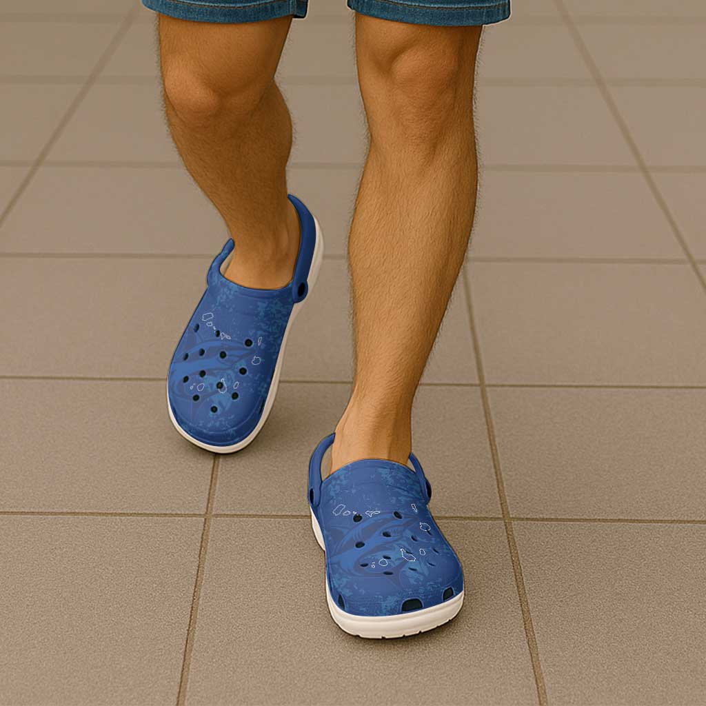 Cape Verde Football Clogs Shoes Go Champions Tubaroes Azuis - Wonder Print Shop