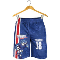 Cape Verde Football Custom Shorts for Men Pride Of The Islands - Wonder Print Shop