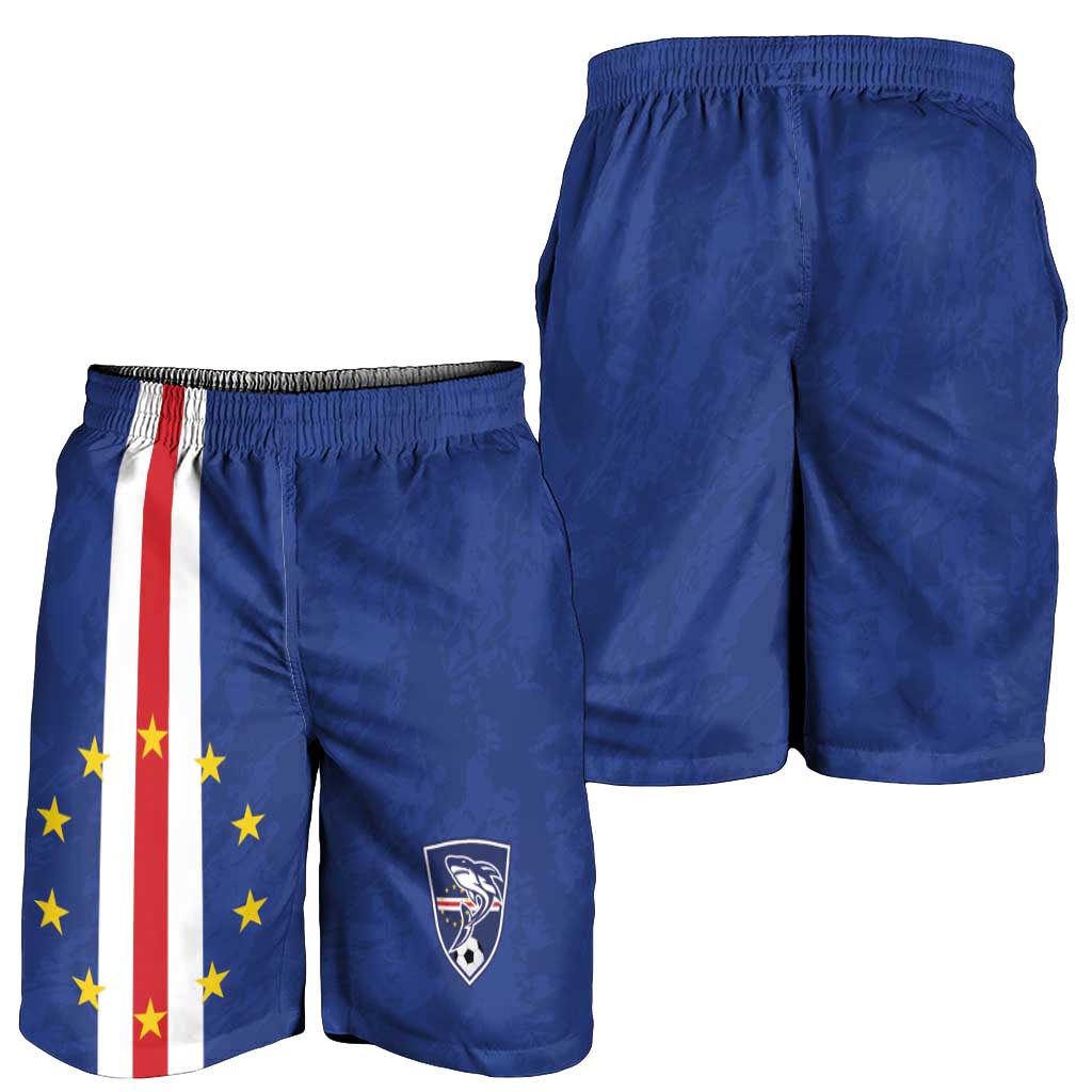 Cape Verde Football Shorts for Men Go Champion Sporty Style - Wonder Print Shop