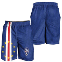 Cape Verde Football Shorts for Men Go Champion Sporty Style - Wonder Print Shop