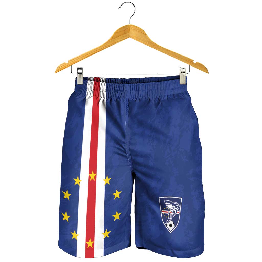 Cape Verde Football Shorts for Men Go Champion Sporty Style - Wonder Print Shop
