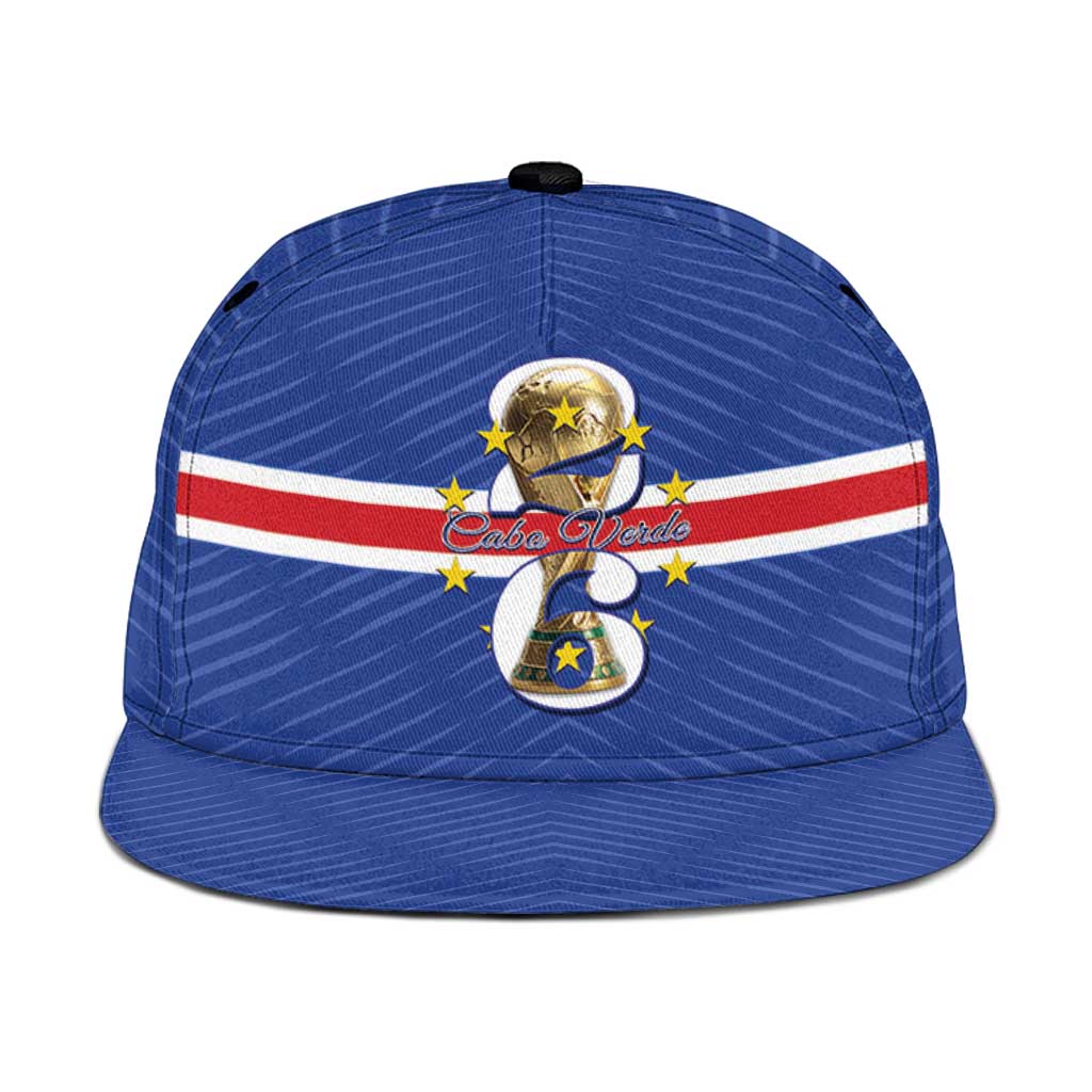 Cape Verde Football Snapback Cap 2026 Tubaroes Azuis First-ever World Cup - Wonder Print Shop