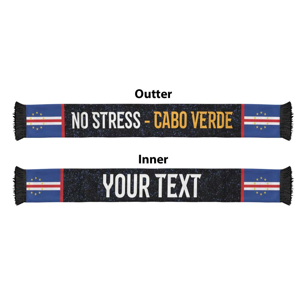 Cape Verde Goalkeeper Personalized Soccer Scarf 40 Years Old 27 Shots Zero Goals Vintage