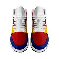 Cape Verde High Sneakers AJ1 Classic National Flag Style - Wonder Print Shop