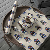 Cape Verde Messy Bun Girl Flag Sunglasses Graphic Wrapping Paper Roll Cabo Verde Women National Pride Gift