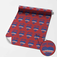 Cape Verde Scribble Flag Heart National Pride Wrapping Paper Roll Cabo Verde Love
