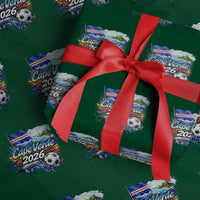 Cape Verde Soccer 2026 Island Flag Wrapping Paper Roll Cabo Verde Football Team Fans Tropical Pride Gift